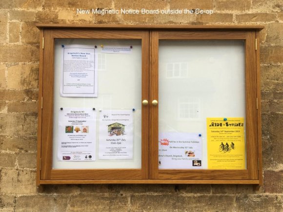 New Noticeboard outside the Co-op 2019